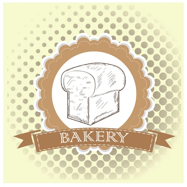 Vintage ekmek simgesi 