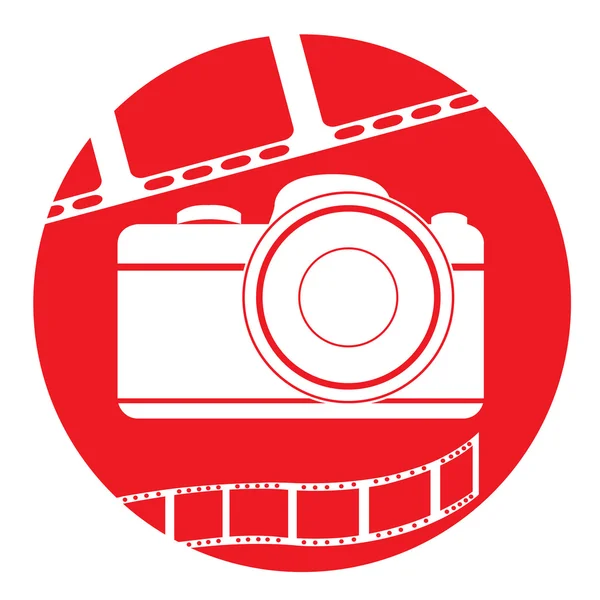 Isolée icône du cinéma — Image vectorielle