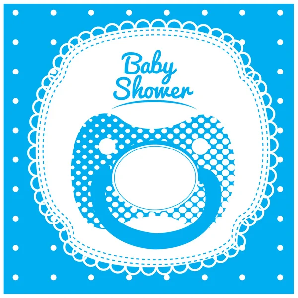Illustration de douche bébé — Image vectorielle
