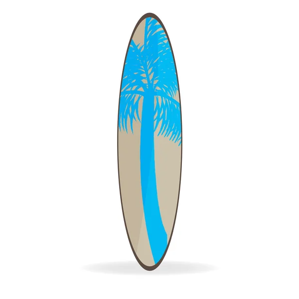 Ilustración de diseño de tabla de surf — Vector de stock