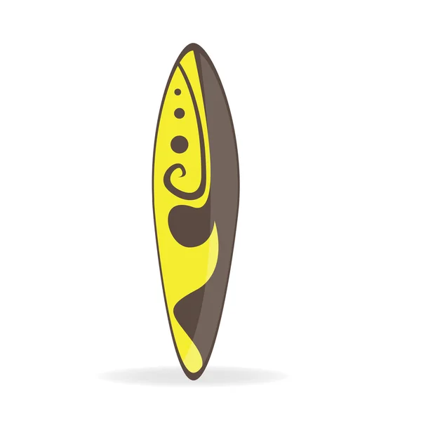 Illustration zum Surfbrettdesign — Stockvektor