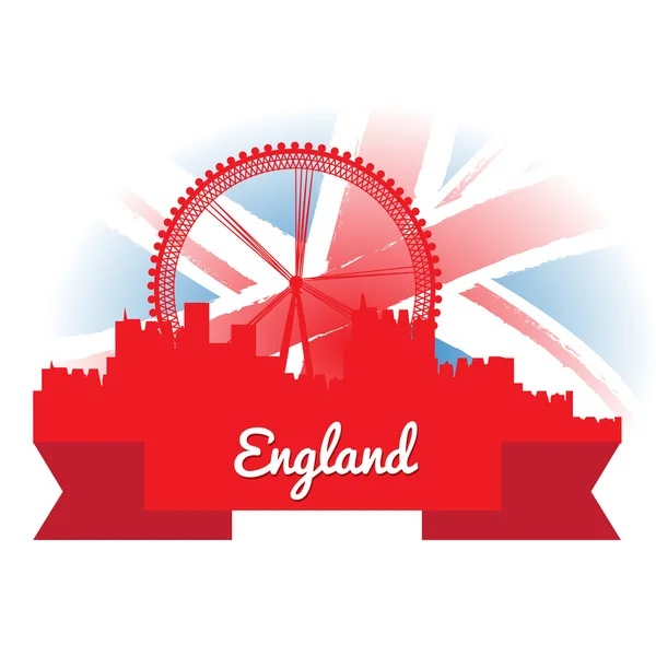 Angleterre illustration conceptuelle — Image vectorielle