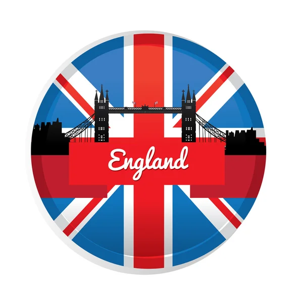 Angleterre illustration conceptuelle — Image vectorielle