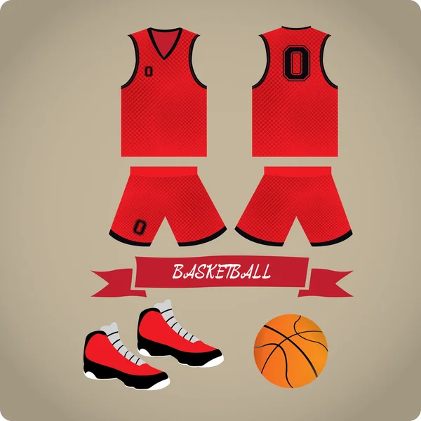 Sport Illustration uniforme — Image vectorielle