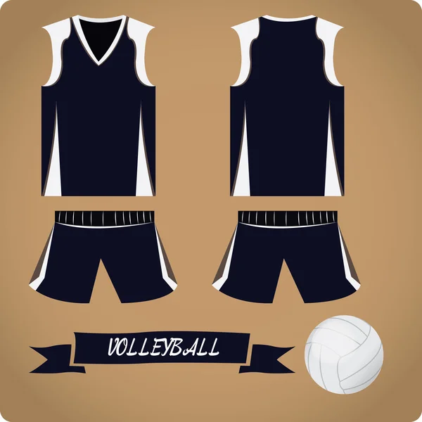 Sport Illustration uniforme — Image vectorielle