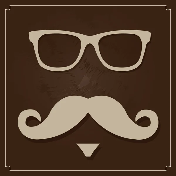 Iconos Hipster, ilustración vectorial — Vector de stock