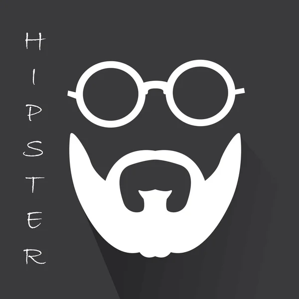 Hipster εικονίδια, εικονογράφηση φορέας — Διανυσματικό Αρχείο