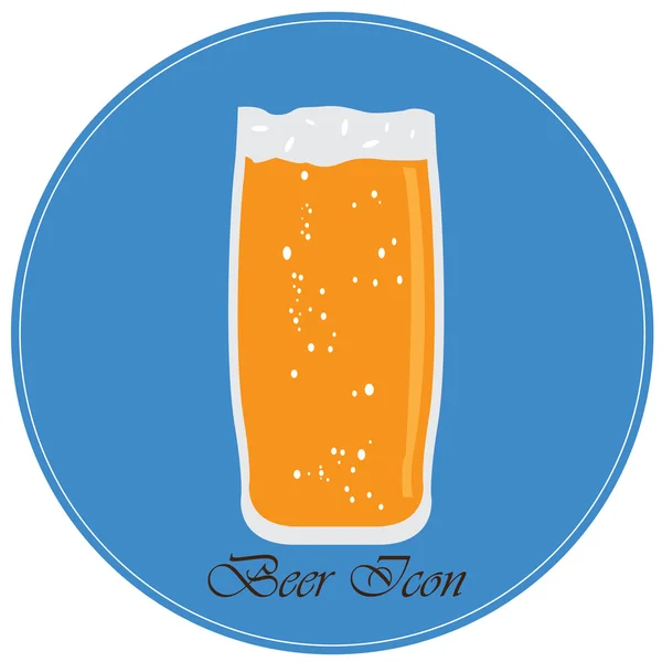 Изолированное пиво, векторная иллюстрация — стоковый вектор