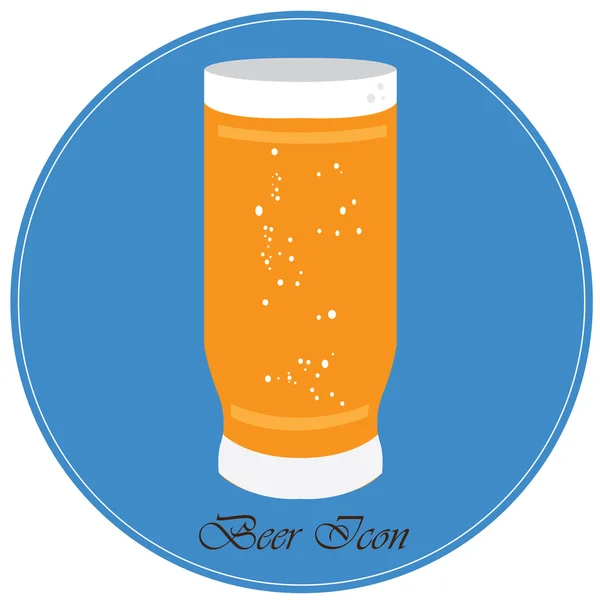 Изолированное пиво, векторная иллюстрация — стоковый вектор