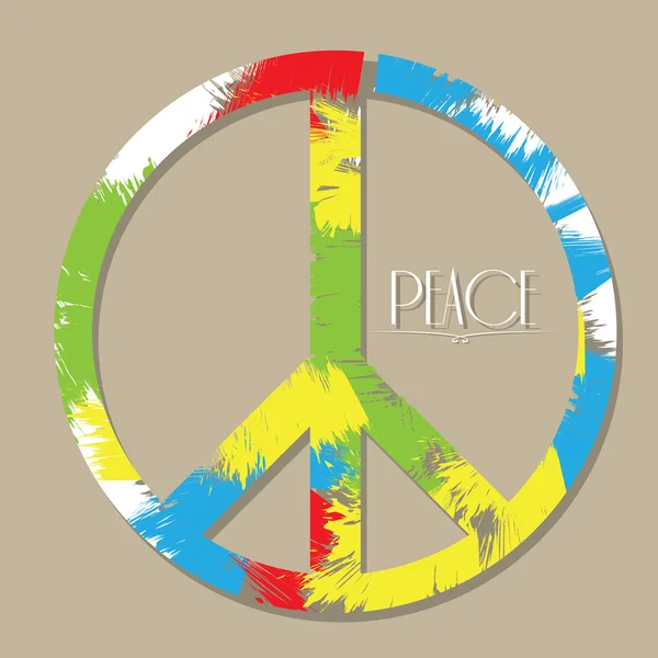 Peace, Vector illustration — Stock Vector