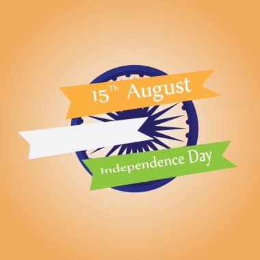 Bağımsızlık günü Hindistan, vektör çizim