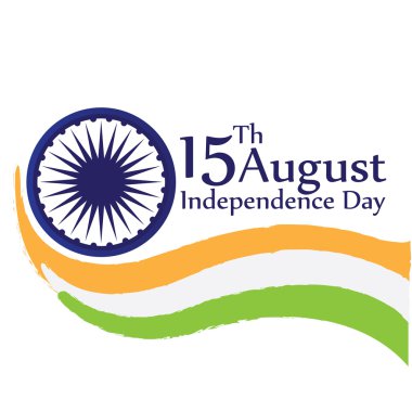 Bağımsızlık günü Hindistan, vektör çizim