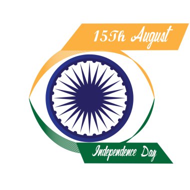 Bağımsızlık günü Hindistan, vektör çizim