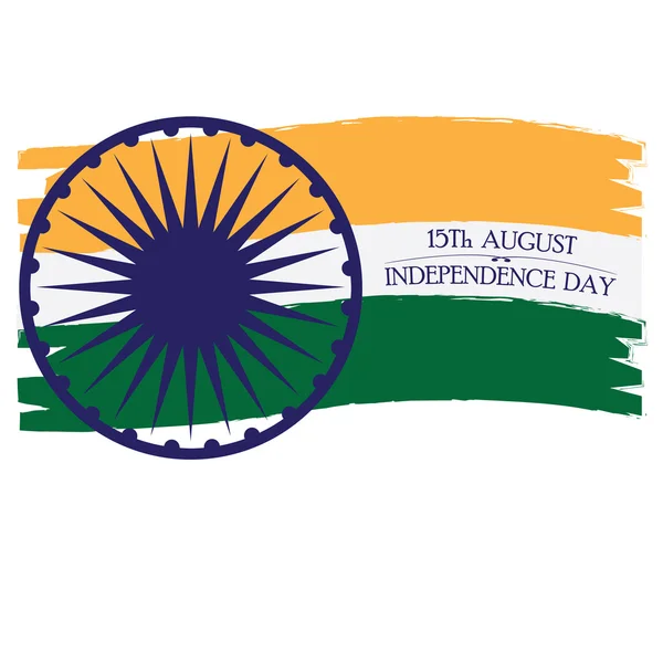 Dzień Niepodległości Indii, ilustracji wektorowych — Wektor stockowy
