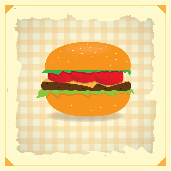 Retro fast food — Stock Vector