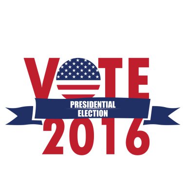 Seçim günü, vektör çizim