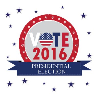 Seçim günü, vektör çizim