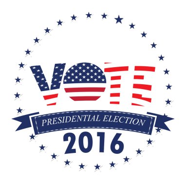 Seçim günü, vektör çizim