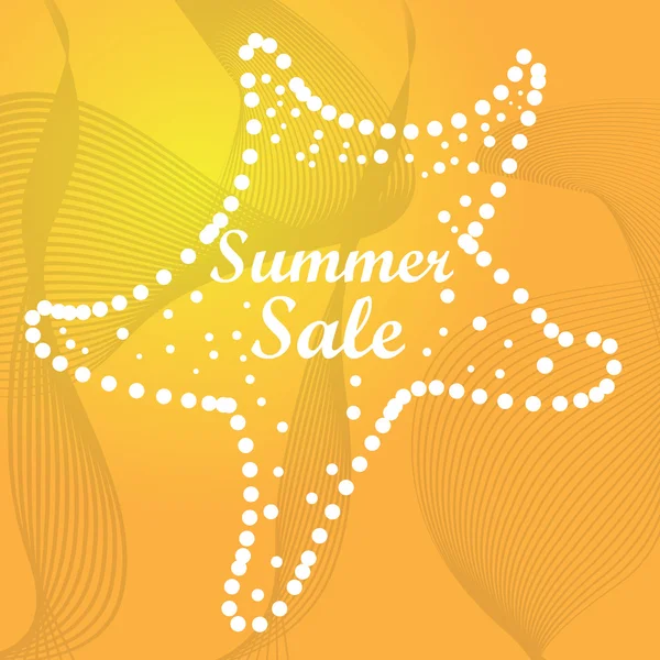 Summer sales illustration — Stock Vector