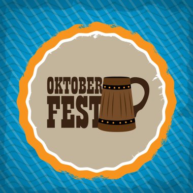 Oktoberfest, vektör çizim