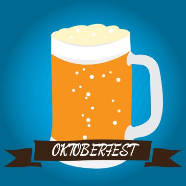 Oktoberfest, vektör çizim