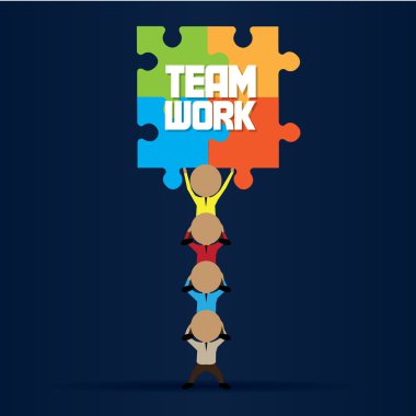 Ekip çalışması kavramsal çizimi