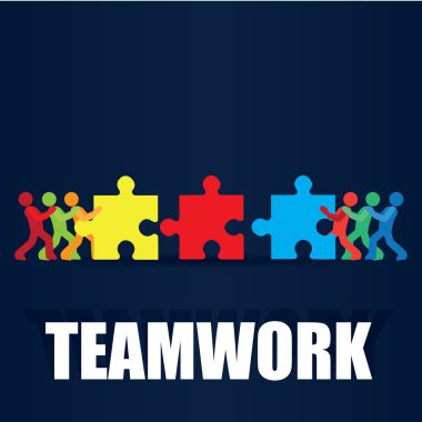 Ekip çalışması kavramsal çizimi