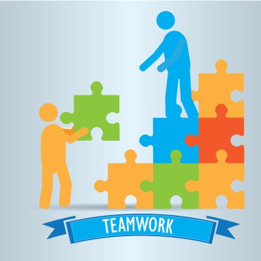 Ekip çalışması kavramsal çizimi