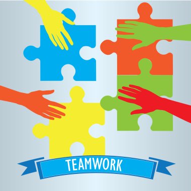 Ekip çalışması kavramsal çizimi