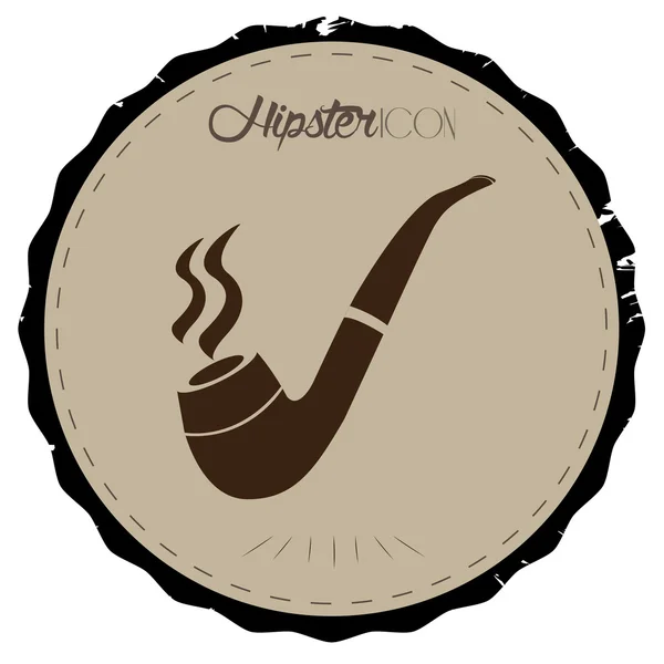 Hipster etiqueta ilustración — Vector de stock