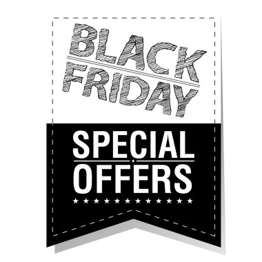 Siyah Cuma illüstrasyon