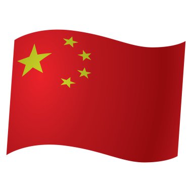 İzole bayrak illüstrasyon