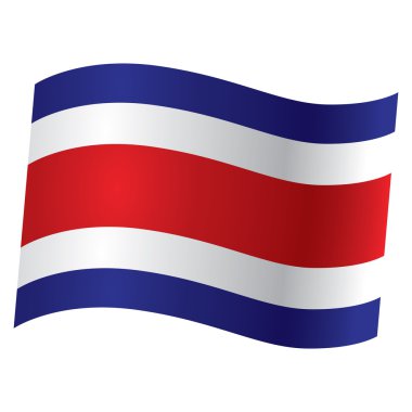 İzole bayrak illüstrasyon