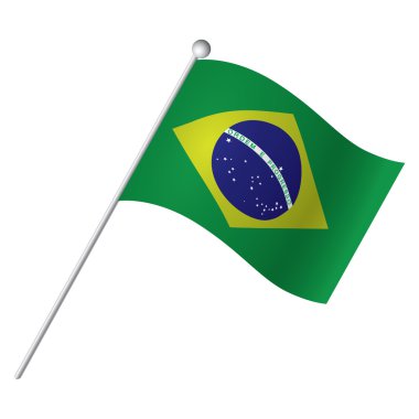 İzole bayrak illüstrasyon