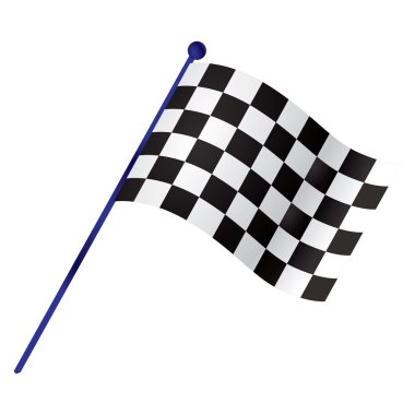 İzole bayrak illüstrasyon