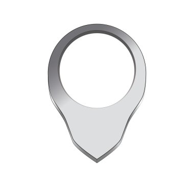 İzole iğne illüstrasyon