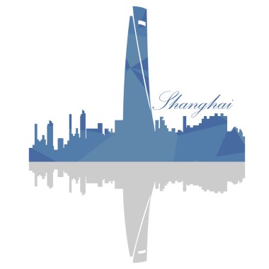 İzole Shanghai manzarası