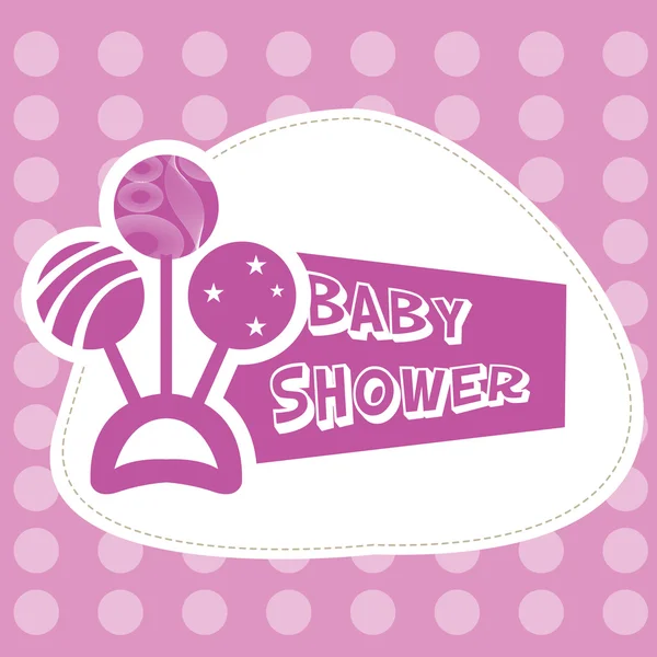 Baby shower illustration — Stock Vector