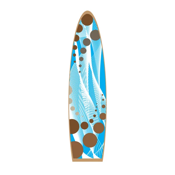 Geïsoleerde Surfboard illustratie — Stockvector