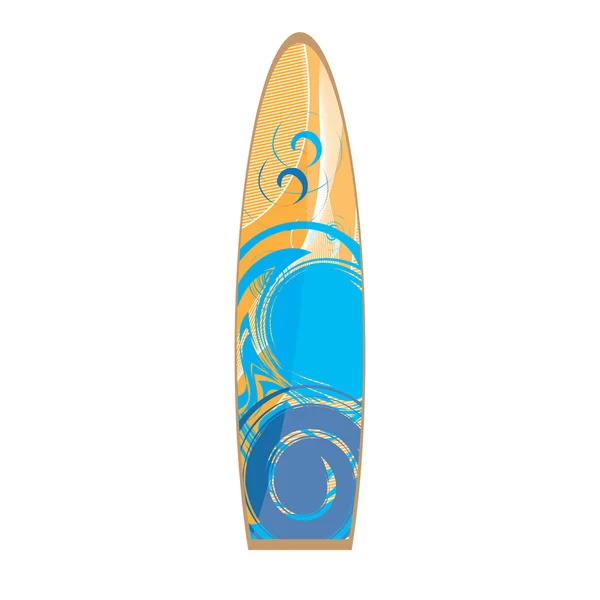 Isolado Surfboard ilustração — Vetor de Stock