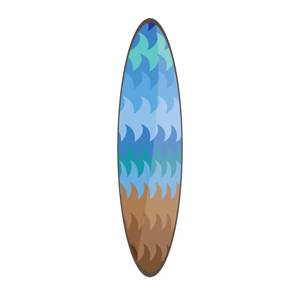 Isolado Surfboard ilustração —  Vetores de Stock