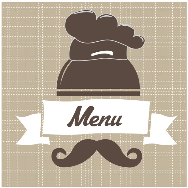 Menu ontwerp illustratie — Stockvector