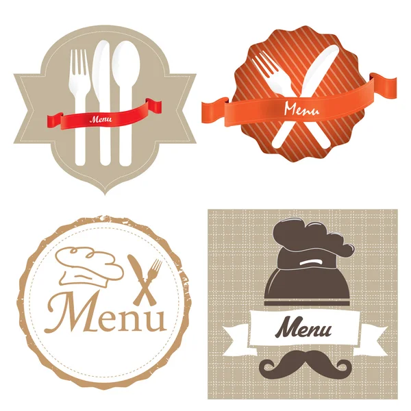 Illustration de conception de menu — Image vectorielle