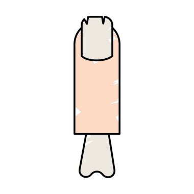 İzole edilmiş zombi parmağı