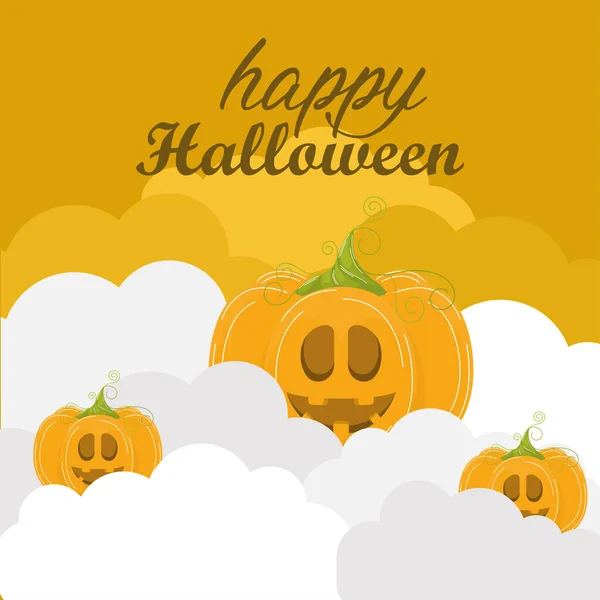 Feliz tarjeta de Halloween — Archivo Imágenes Vectoriales