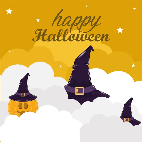 Buon Halloween Card — Vettoriale Stock