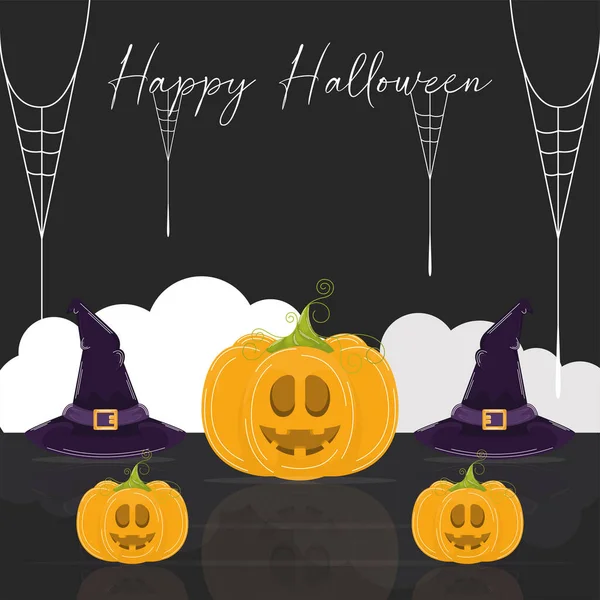 Šťastný Halloween Card — Stockový vektor