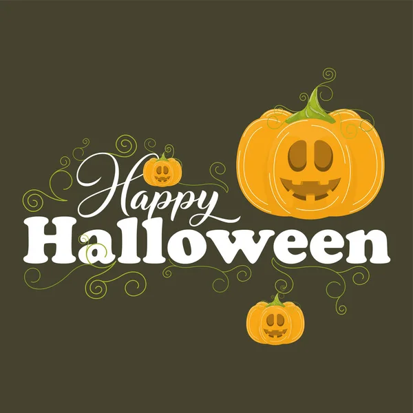 Joyeux Halloween Carte — Image vectorielle