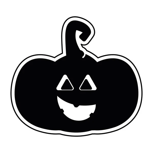 Glückliche Halloween-Ikone — Stockvektor