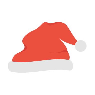 İzole edilmiş Noel şapkası simgesi